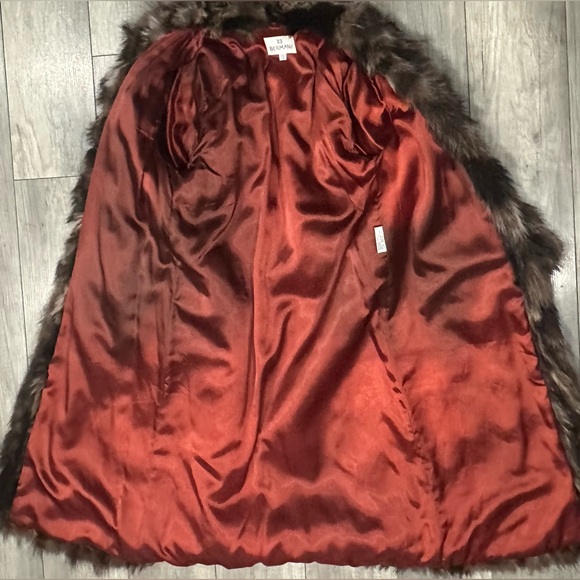 Vintage Berman Genuine Pieced Raccoon Fur Long Coat - Picture 8 of 16